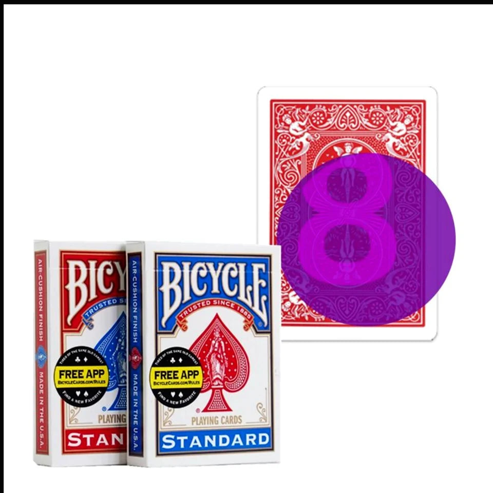 Infrared Marked Bicycle Standard Playing Cards For Infrared Ink Sunglasses & Marked Cards Contact Lenses（Only Cards)
